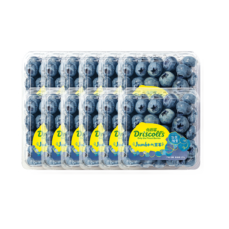 ���ڲ���������ݮ���ſű���������������ݮ ������ݮ ����ˮ������ Jumbo����125g*12�У�18mm+�� 181.8Ԫ