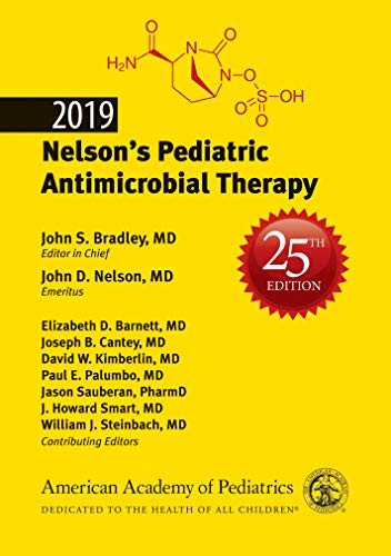 【预订】2019 nelsons pediatric antimicrobial