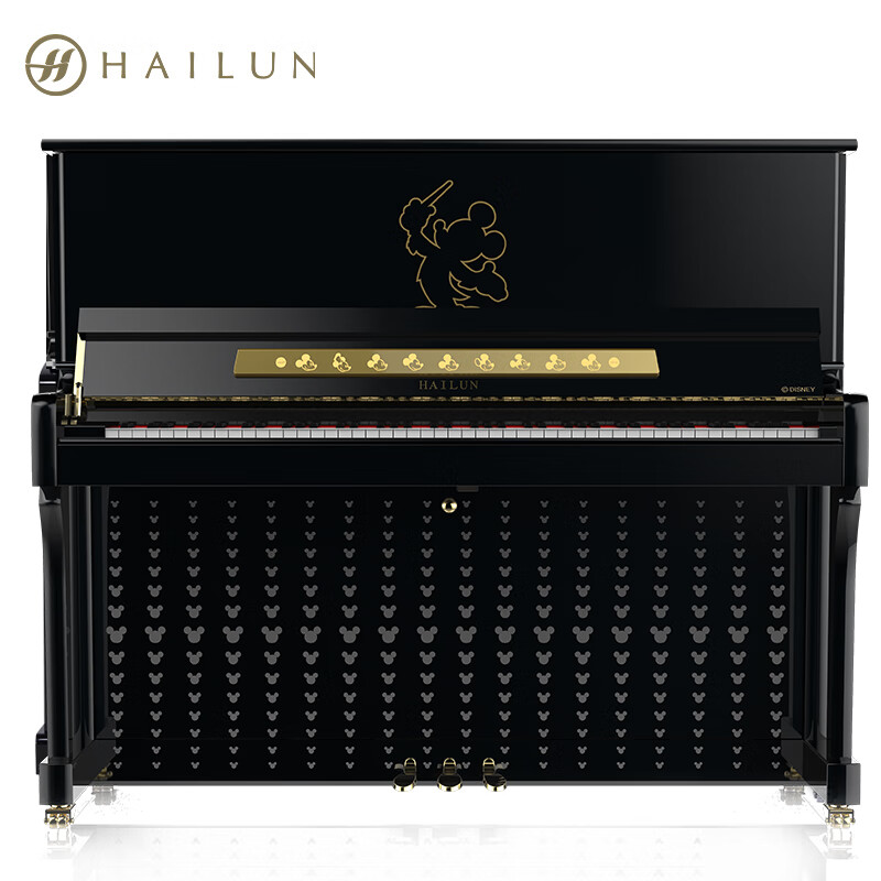 海伦(hailun)DH6迪士尼钢琴全新实木立式钢琴88键专业演奏家用教学儿童钢琴