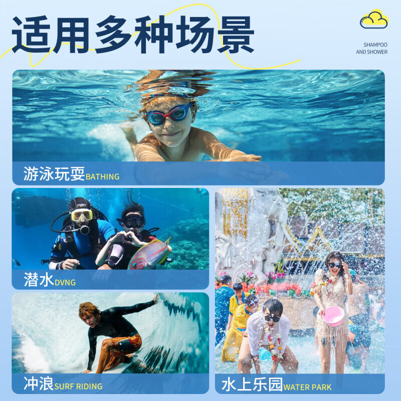 劳丽诗游泳沐浴洗发二合一去氯洗发水儿童成人防氯男女除氯国货 劳丽诗去氯洗发沐浴露二合一 原装