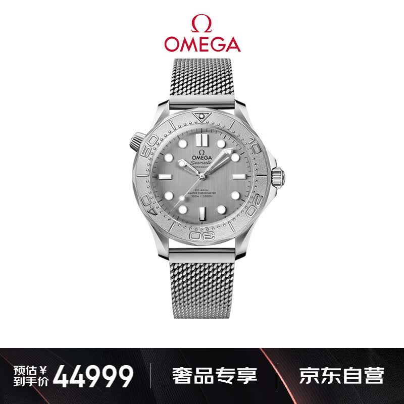 欧米茄（OMEGA）瑞士手表海马系列300米潜水机械表210.30.42.20.06.002 送礼物