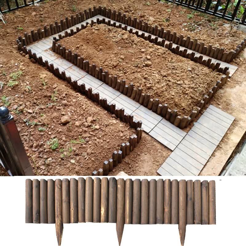 花木馨 碳化防腐木栅栏插地围栏户外庭院实木栅栏花坛装饰花园木制护栏篱笆 (有脚)平头款高30*长120使用感如何?