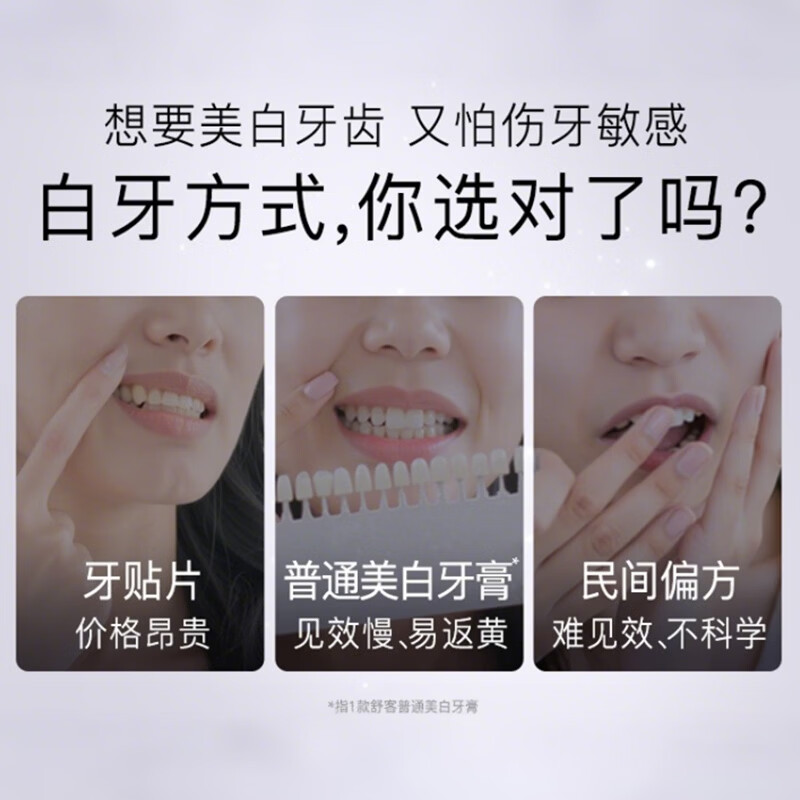 舒客【肖战同款】牙贴美白牙齿去黄亮白去渍成人情侣家庭装色修牙膏 【7天白4度】色修牙膏110g（临期清仓27年5月份到期）