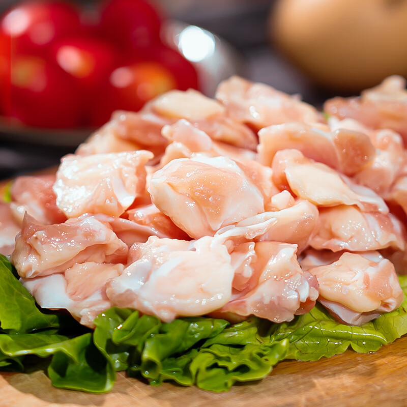 果鲜岛 新鲜鸡膝软骨掌中宝2斤冷冻鸡脆骨冷冻鸡软骨生鲜 2斤装