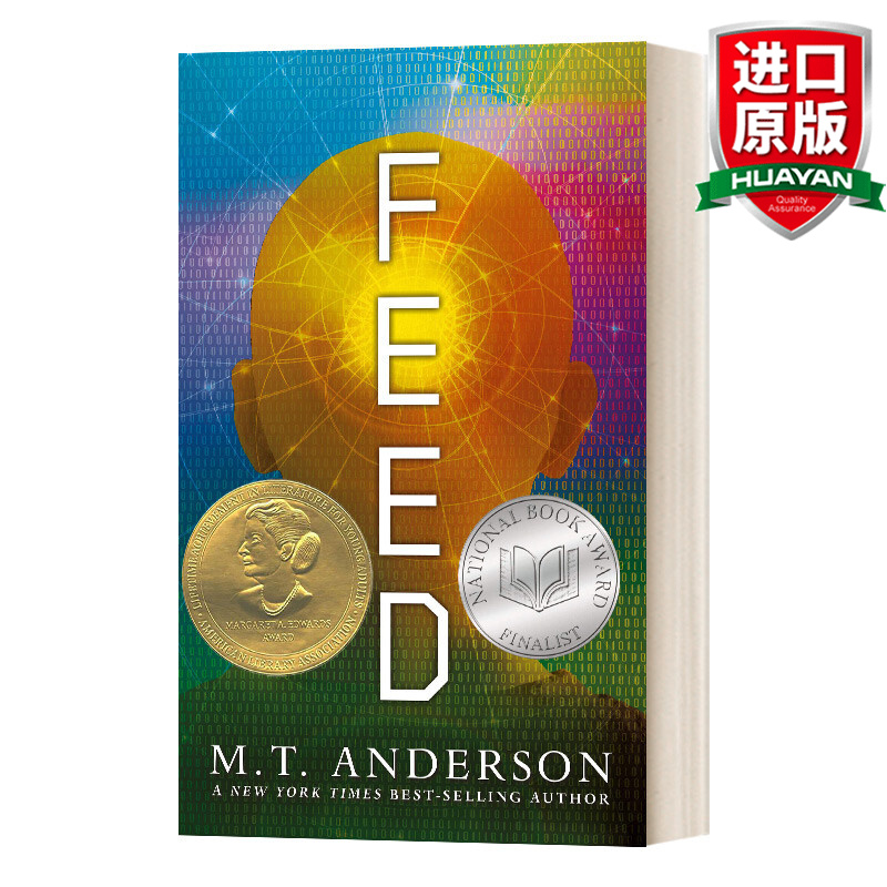 feed 英文原版 芯片世界 美国国家图书奖 青少年科技小说 m.t.