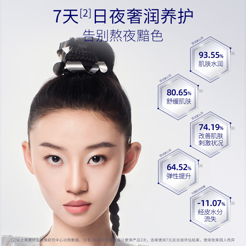 肌肤未来熬夜光感弹润面霜修护男女士清爽保湿补水提亮肤色护肤品节日送礼 【囤货】熬夜面霜15g*3