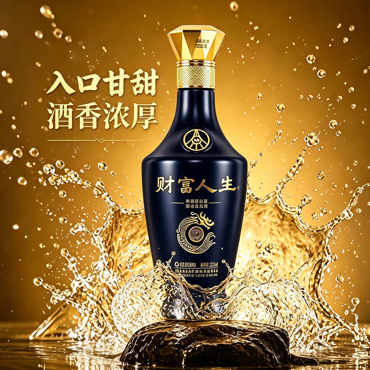 五粮浓香五粮液财富人生浓香型白酒四川名酒 52度 500mL 2瓶 两瓶装蓝钻