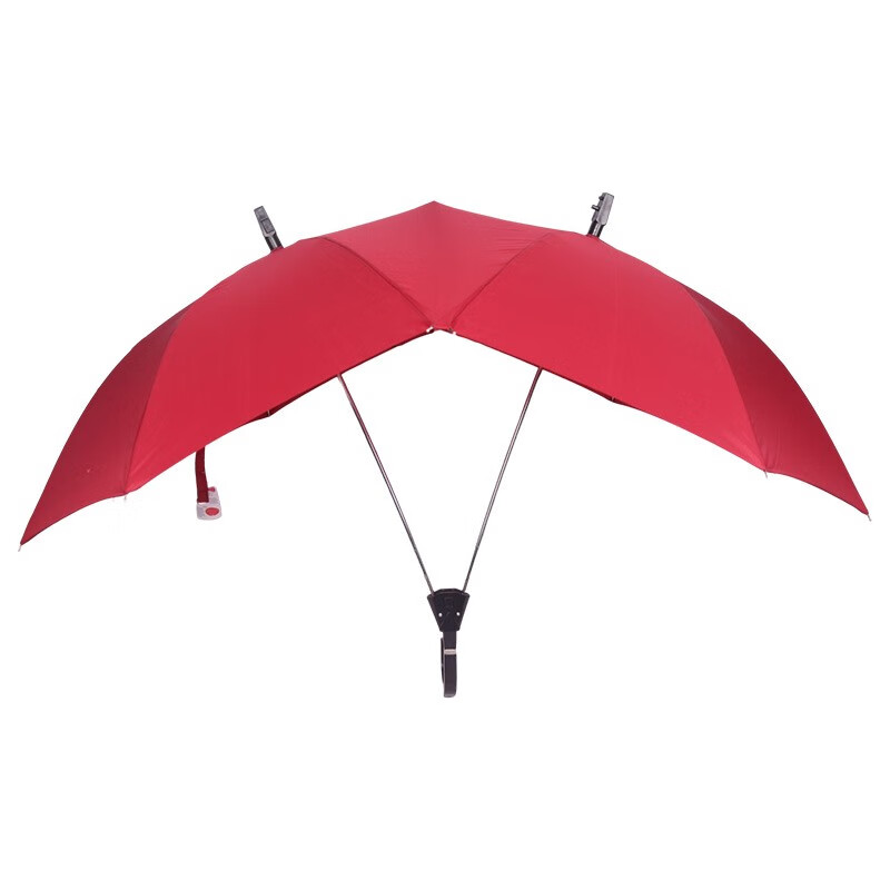 精美惠 网红双人情侣伞双伞合一双杆特大号情人雨伞双头自动连体晴