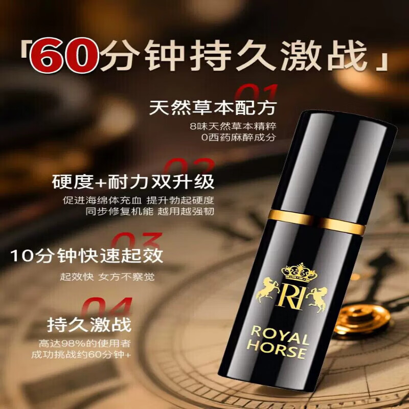 古己喷雾剂延i时喷剂喷雾助i勃中老年适用久战不泄K 皇马喷剂10ML
