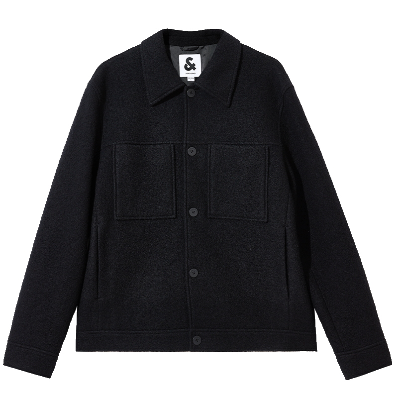 JACK&JONES �ܿˡ���˹ ��װ 100%����ë���мп�