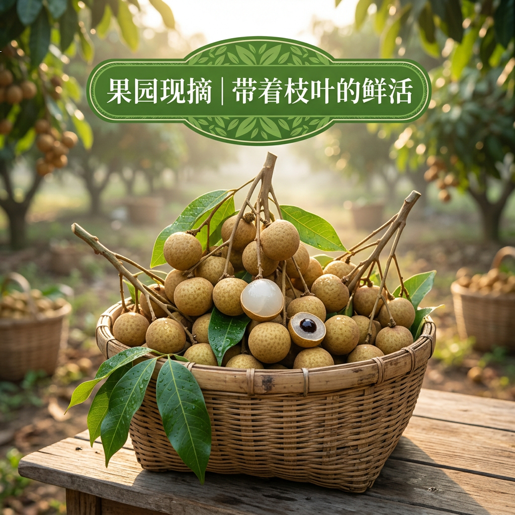 广西石硖龙眼新鲜龙眼桂圆整箱顺丰包邮 石硖龙眼净果8斤装