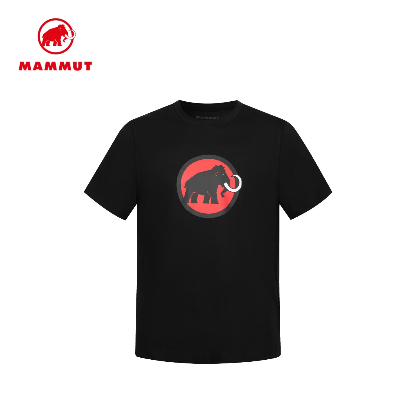 猛犸象（MAMMUT）base 男士户外徒步都市短袖T恤 黑色 2XL