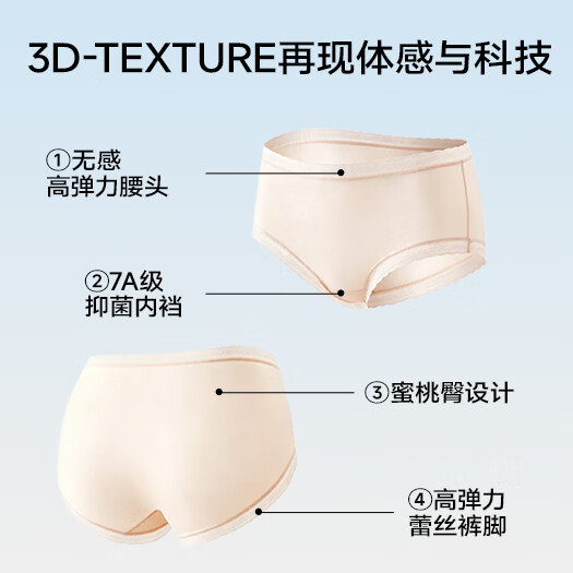 氧心10条装凉感冰丝内裤女超薄透气7A级抑菌底裆蕾丝边无痕女士三角裤 6条规定色+4条随机 M （80-100斤）