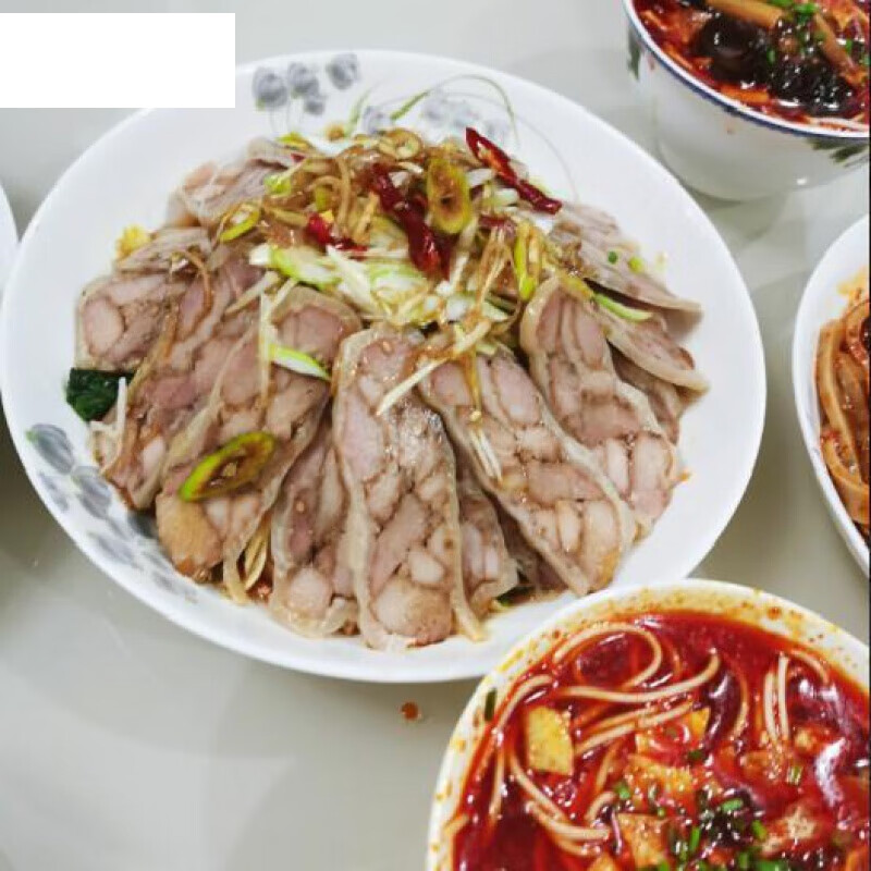 宜享健康陕西特产 西安小吃 宝鸡岐山 西岐肘子 肘花 熟食