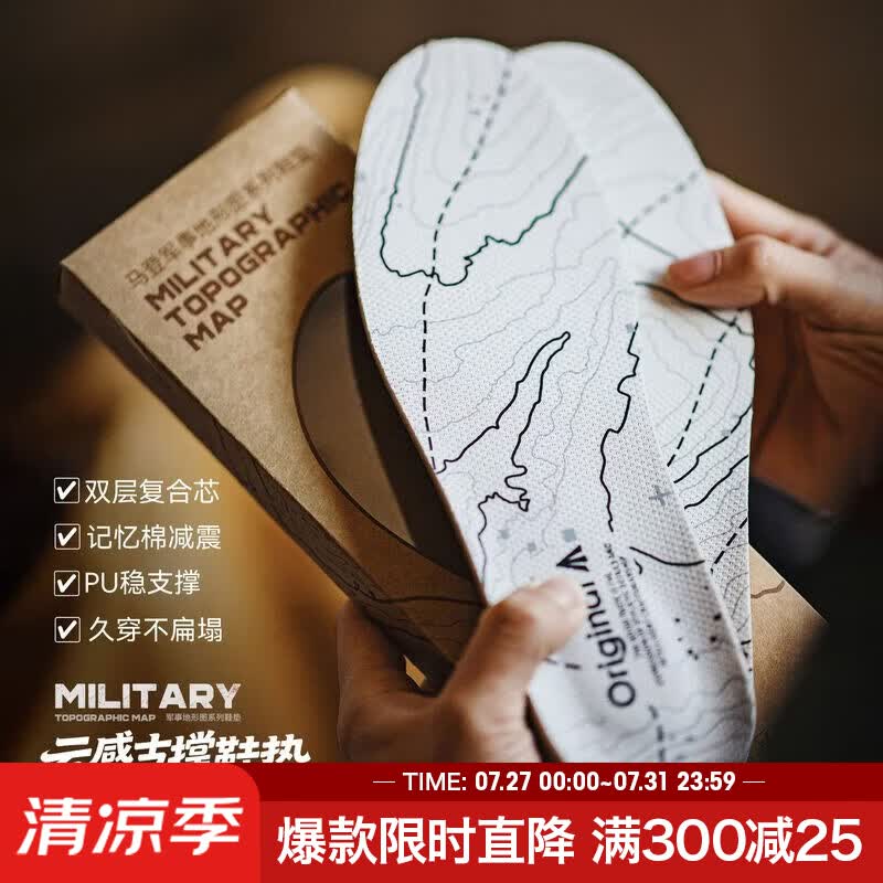 马登新款记忆棉缓震鞋垫夏季透气吸汗防臭踩屎感防滑加厚弹力鞋垫男 白色【满2双包邮】 1双 43码
