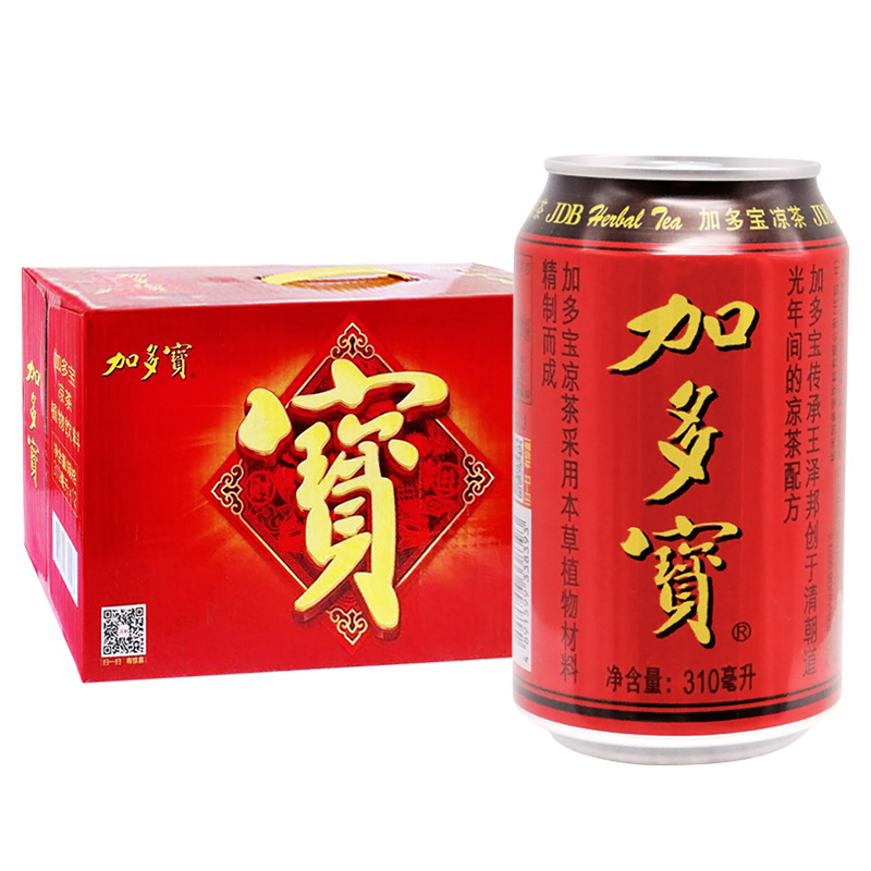 加多宝 凉茶 听装310ml*12罐装礼整箱饮料 休闲饮品 310ml*12罐/礼盒