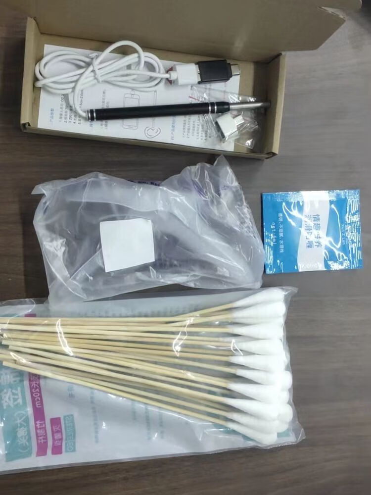 咽喉妇科检查窥阴器肛门私密检测仪 200万像素安卓款贈扩阴器 棉签