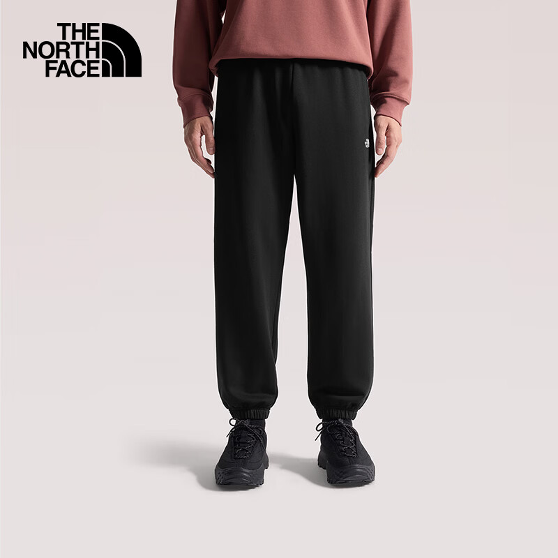 北面（The North Face）针织长裤子男束脚裤宽松运动户外透气百搭 JK3 M