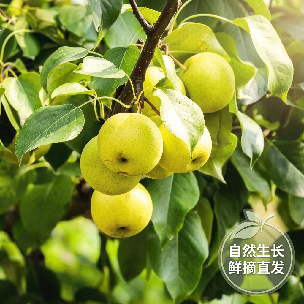 正品新鲜现摘京白梨多汁脆甜 5斤左右新鲜京白梨