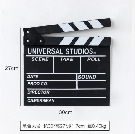 拍电影场记板 中英文场记牌 打板 开机板 导演板