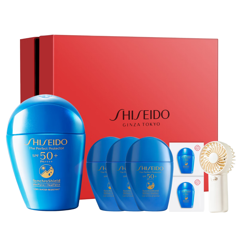 资生堂（SHISEIDO）【高端户外NO.1】新艳阳夏蓝胖子防晒霜50ml防水防汗七夕情人节
