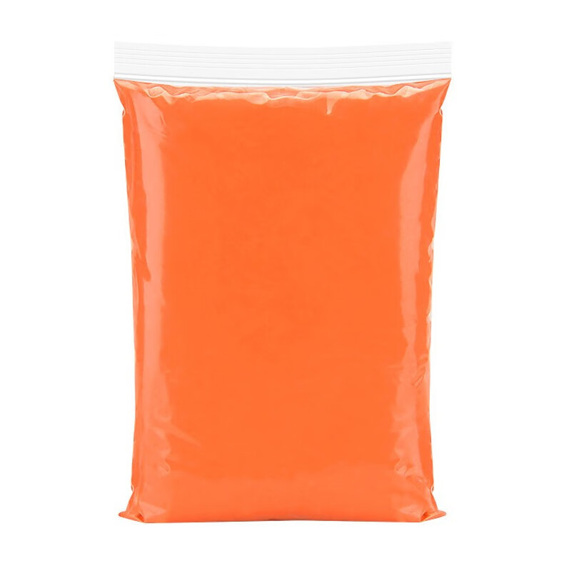 艾福儿大包装超轻粘土200克儿童手工diy制作幼儿园单色泥彩 橘色200g