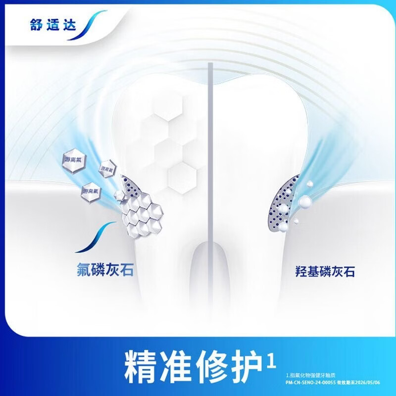 舒适达修复牙龈i萎缩抗过敏牙膏护龈固齿牙龈i萎缩修复再生牙根外露脱敏 (劲速护理)5支装【限时特惠】