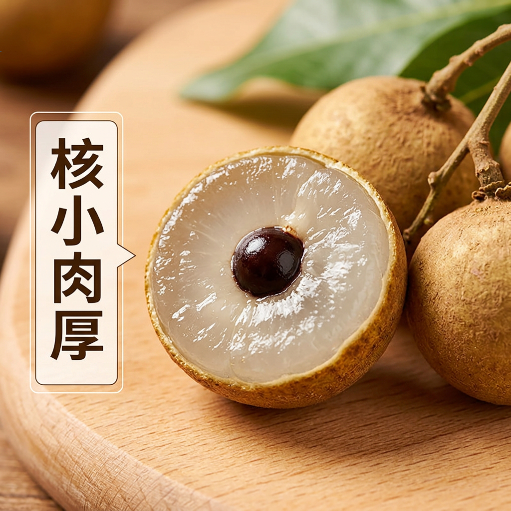 广西石硖龙眼新鲜龙眼桂圆整箱顺丰包邮 石硖龙眼净果8斤装