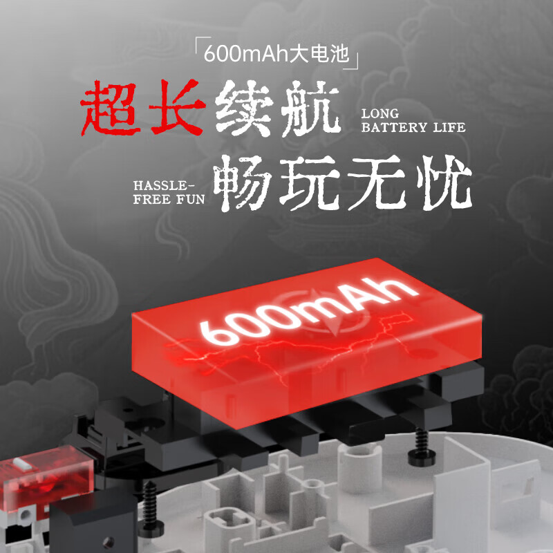 吾空PAW3950无线三模鼠标S1电竞双8K轮询率30000DPI长续航高阶轻量化游戏电竞办公有线/2.4G/蓝牙 白色