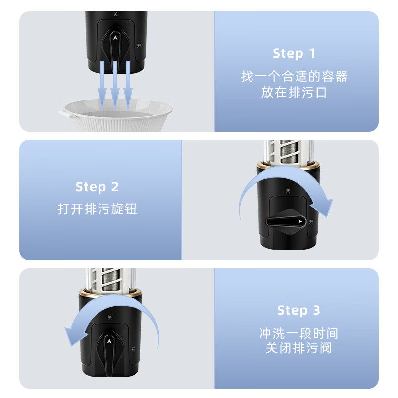 欧琳（OULIN）前置过滤器全屋家用净水器【包安装】 反冲洗/大通量/隔铅工艺防冻防爆前置滤水器管道过滤器 【包安装新款】Q68水压检测反冲洗