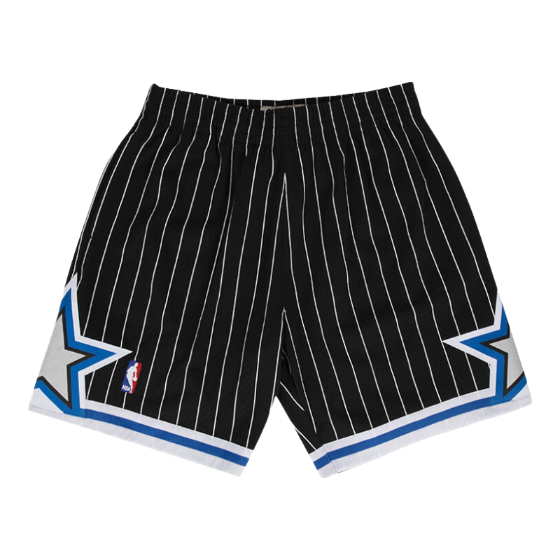 NBA官方正品Mitchell&Ness魔術(shù)短褲94-95賽季球迷版復(fù)古籃球運(yùn)動(dòng)短褲 黑色 L