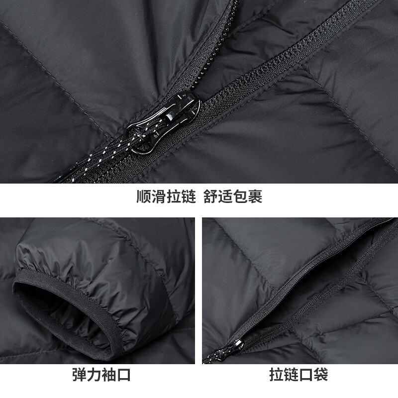 骆驼（CAMEL）泡芙羽绒服/冬新款男女装宽松休闲防风小个子蓬松90鸭绒轻薄外套