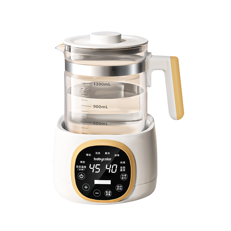 百亿补贴:Baby Color恒温水壶调奶器多功能婴儿冲泡奶粉保温电热水壶温奶暖奶热奶器 【升级款】 1.5L +316不锈钢88.9元