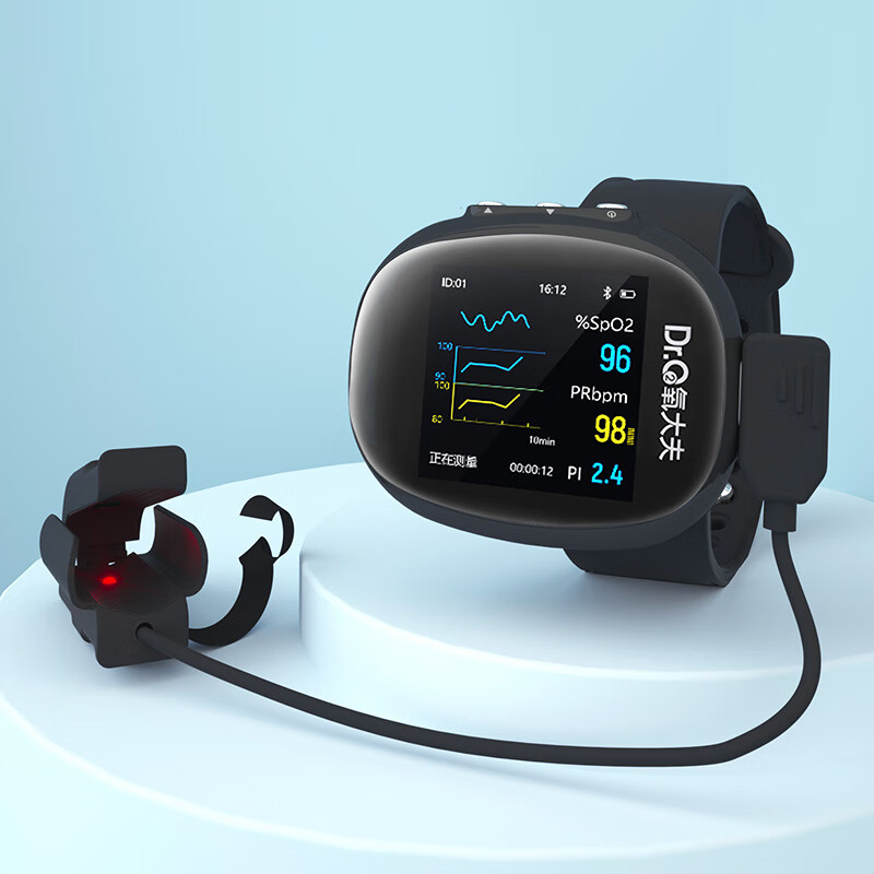 睡眠监测仪睡眠呼吸暂停监测仪便携式医用血氧仪多导24小时心率检测仪