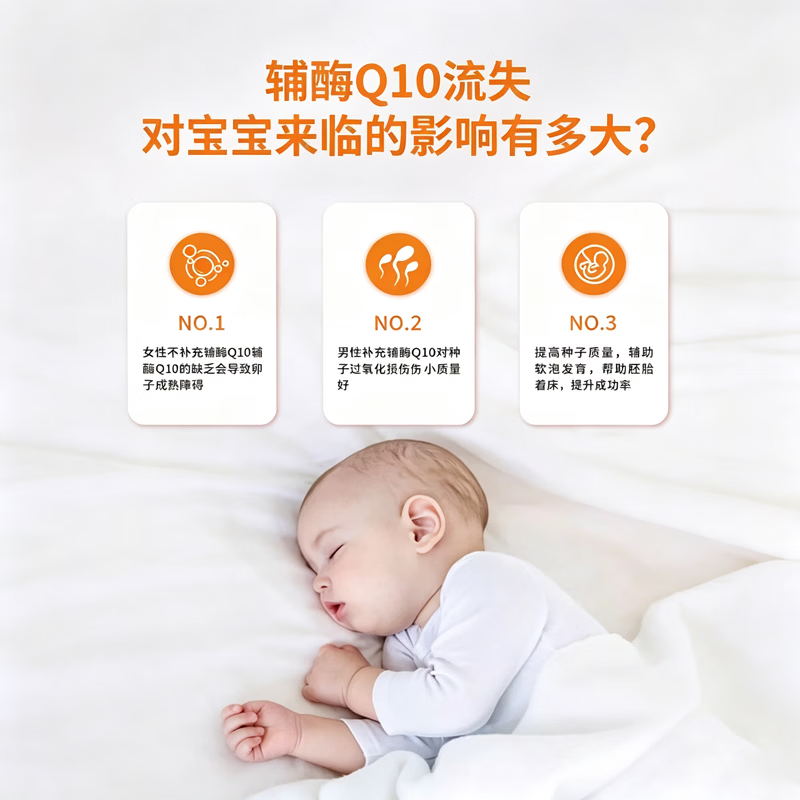VENN Healthologic红妥辅酶Q10卵巢功能卵子精子质量细胞能量助备孕试管备孕辅酶Q10 红妥辅酶Q10（150mg） 60粒*1瓶 [新效期]