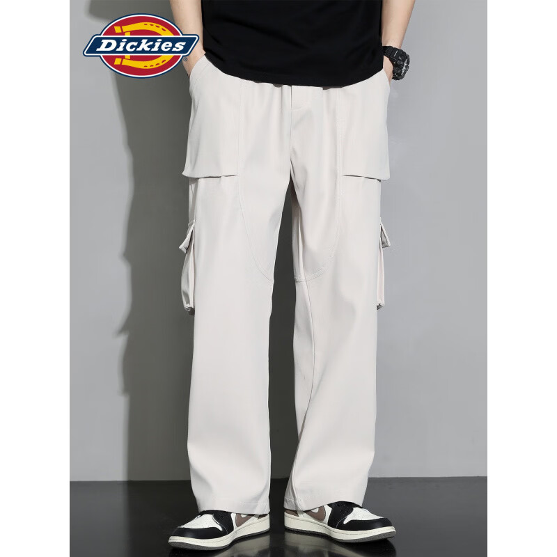Dickies美式复古休闲裤男士2026秋季新款宽松直筒潮牌运动时尚长裤子男装 黑色 【官方正品】 4XL 【建议195-215斤】