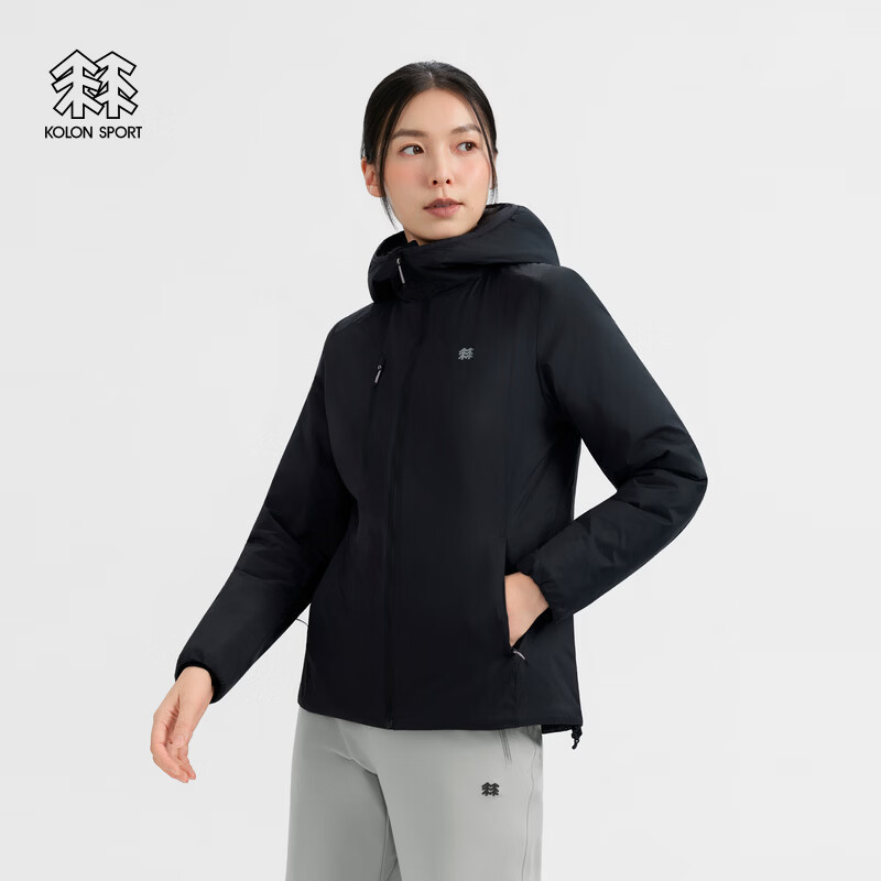 KOLON SPORT/可隆户外棉衣 女士徒步防泼水P棉轻薄棉服夹克