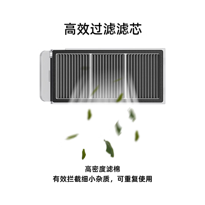 适配追觅扫地机器人配件X40增强版/X40pro增强版耗材S40/S40pro增强版清洁液尘袋主刷边刷抹布滤网 1组主+4边+6拖布+2滤+2袋+1瓶液