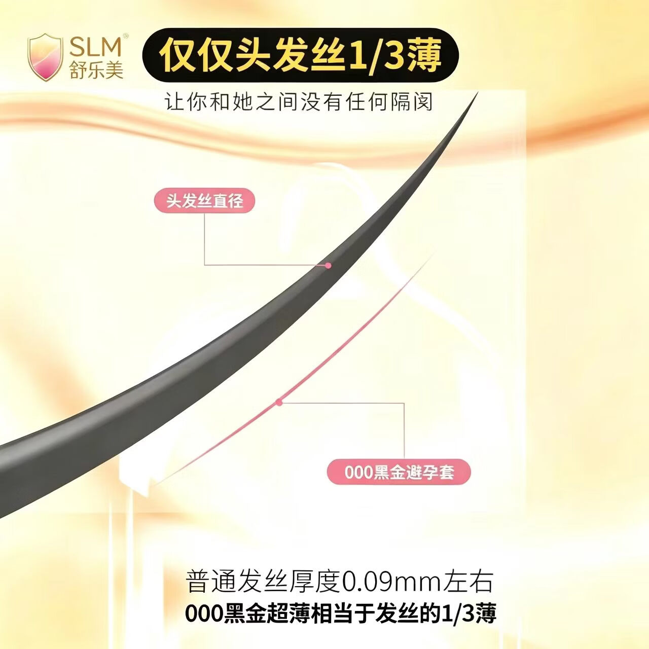 舒乐美49mm紧致小号超薄玻尿酸安全套男用贴合不易脱落水润透气计生套套 【共40只】49mm小号000超薄