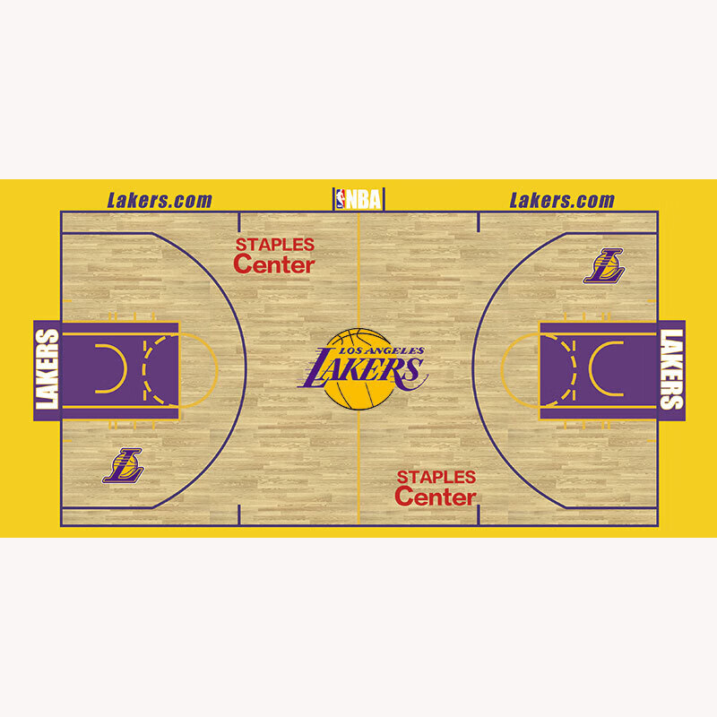 普单  nba球场桌贴队标海报桌贴主场勇士湖人篮球周边超大墙贴宿舍