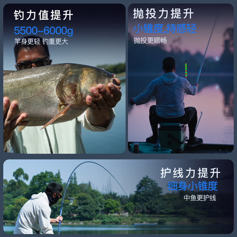 《鱼竿排名前十品牌揭秘这10款轻硬钓竿高敏腰力，狂拉不断》-图片10