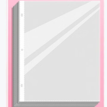 赞婴美小学生奖状收纳册儿童成长档案记录册活页册证件画册资料册 成长档案-桃桃茶话会(含40页PP插袋)