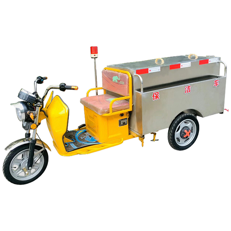 纳仕徳 dw400bt 不锈钢电动三轮清运车 物业小区环卫商用垃圾清运车