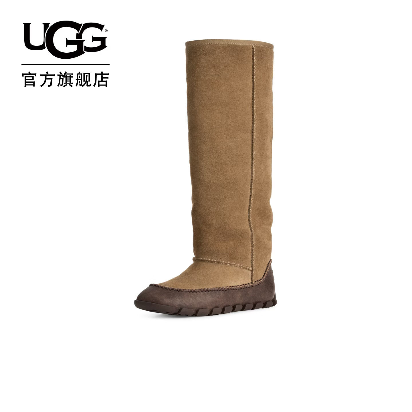 UGG冬季新款女士舒适时尚圆头平底保暖休闲长筒雪地靴 1192170 LBNZ | 浅铜色 37