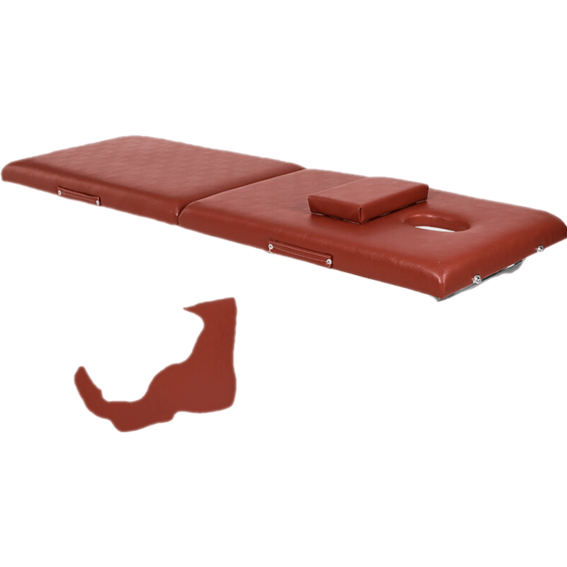 古达 手提便携式折叠升降按摩床原始点推拿床理疗床家用美容床纹身床 经典黑【可升降】 长180*宽70*高65CM