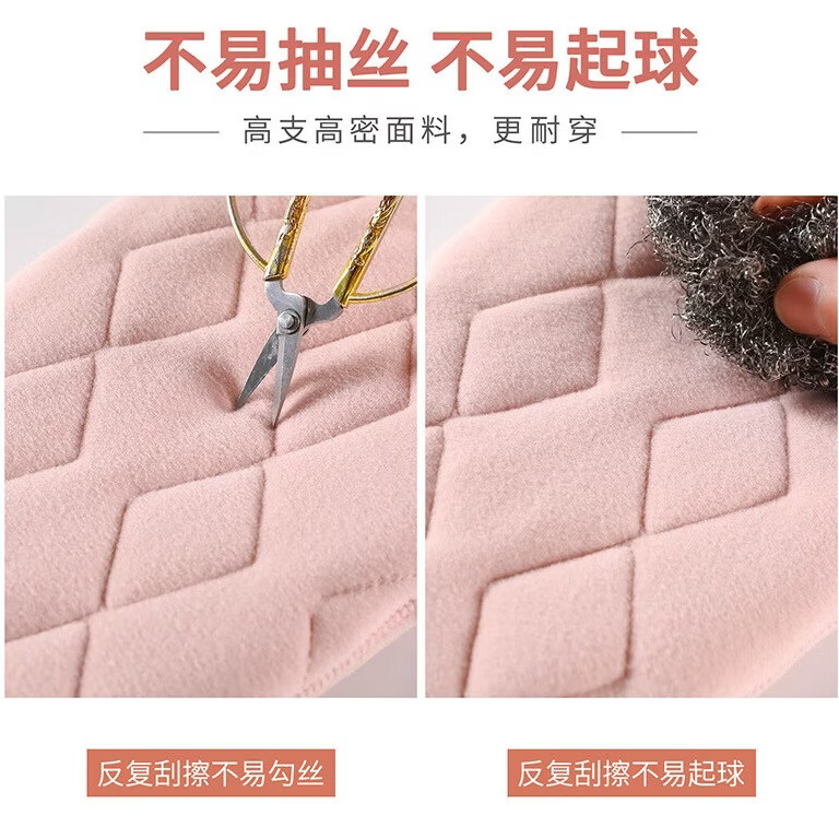 有只绵特厚羊羔绒保暖裤女秋冬一体加绒加厚外穿大码胖MM东北棉裤 黑色 M (80-100斤) 约500g