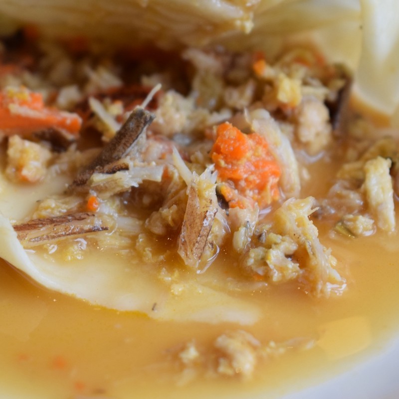 风马牛【正宗】蟹黄汤包6盒靖江蟹粉大包子特色早餐儿童面点 年货送礼 【爆款】蟹黄大汤包120g×6袋