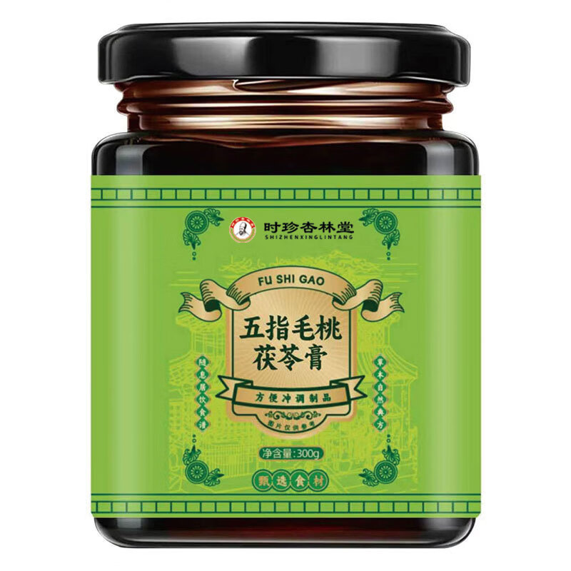 时珍杏林堂五指毛桃茯苓赤小豆祛湿膏除湿气瘦肚子调理去体内湿气重 时珍杏林堂五指毛桃茯苓膏 300g*1瓶 京东折扣/优惠券