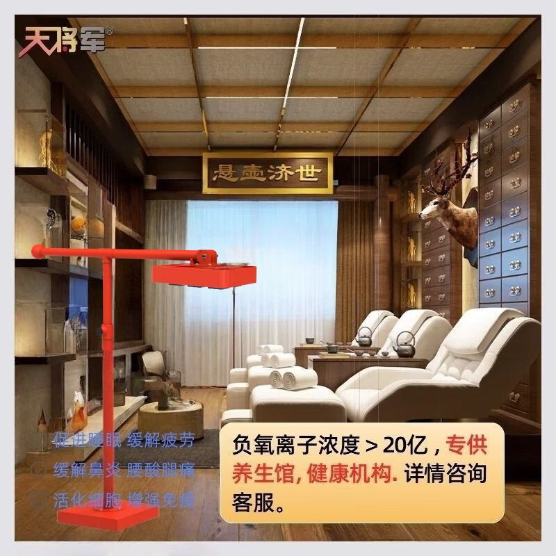 天将军新款负离子调氧仪养生馆美容院高浓度无耗材臭氧达标针灸感很强的体验感量大可联系客服批发价格 S192【2台8折】双头