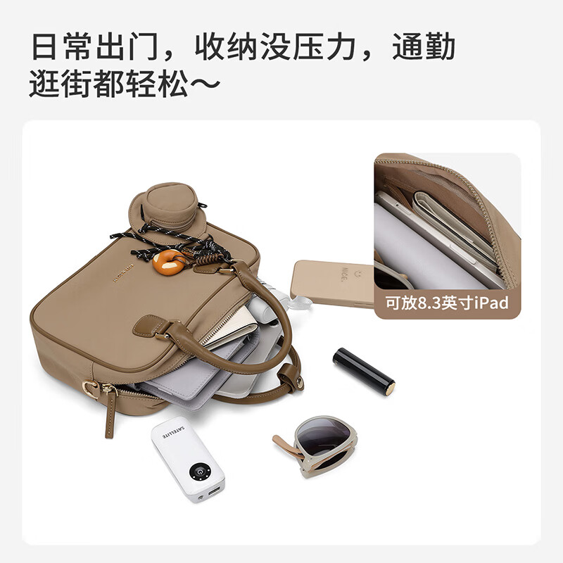 高尔夫(GOLF)时尚单肩包女士手提包斜挎包百搭手机包【Q】 款式6-优雅黑